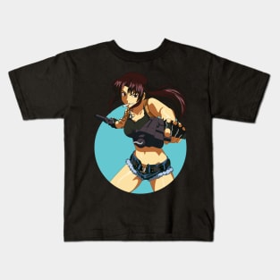 black  lagoon- revy Kids T-Shirt